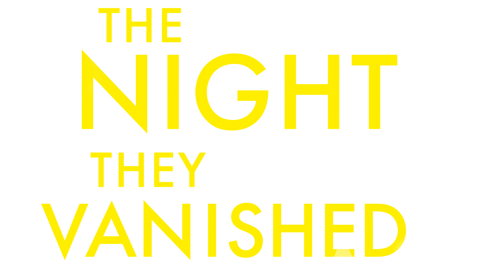 The night they vanished logo title